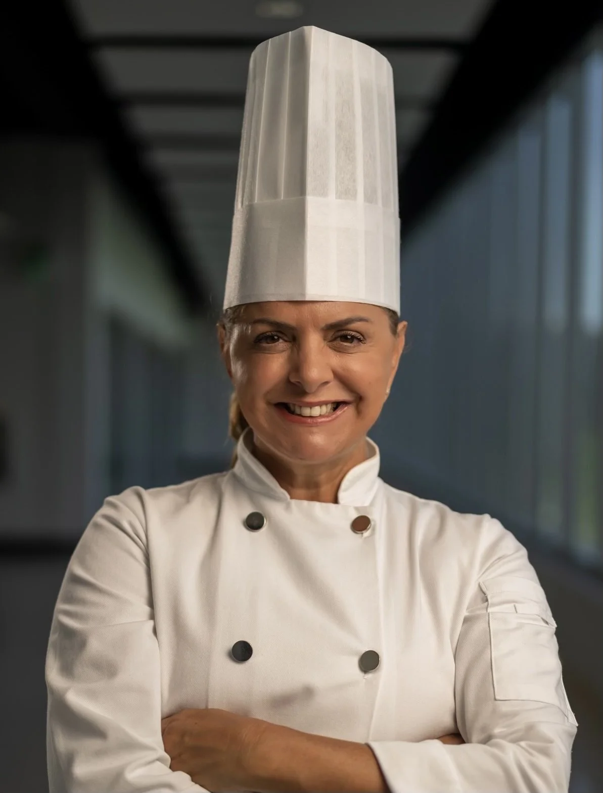 Chef Ana Machado in her kitchen